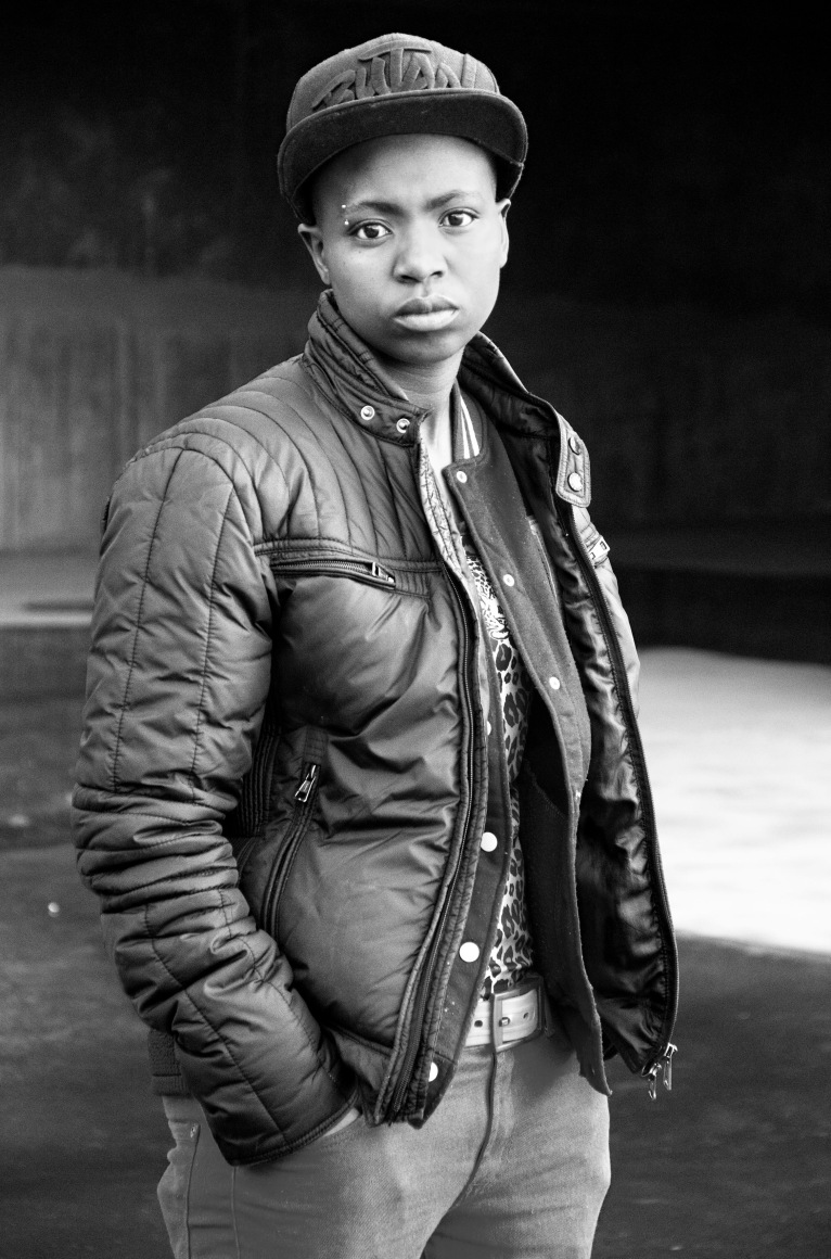 Zanele Muholi, Collen Mfazwe, Women&#039;s Gaol Constitution Hill Braamfontein Johannesburg, 2013, from the series Faces and Phases. Gelatin silver print, 35 1/4 x 25 inches.