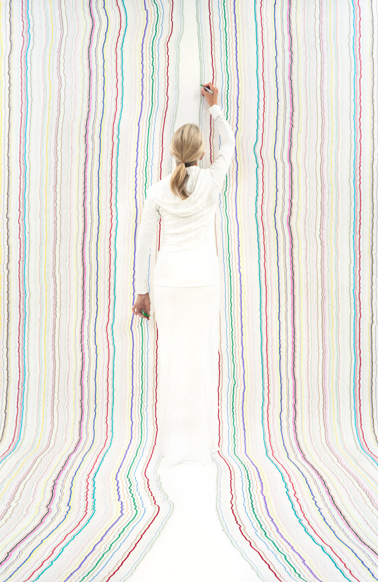 Rachel Perry,&nbsp;Lost in my Life (Chiral Lines 2), 2016. Archival pigment print,&nbsp;30 x 20 inches,&nbsp;60 x 40 inches, or 90 x 60 inches.&nbsp;