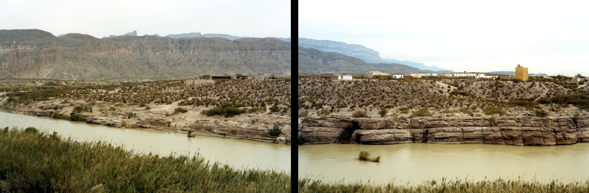Untitled (Boquillas del Carmen), Big Bend National Park, 2009,&nbsp; 2 39 x 55 inch chromogenic prints
