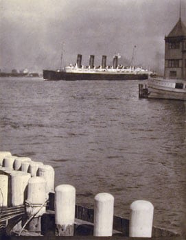 The Mauritania, 1910, 11 x 8 inch photogravure