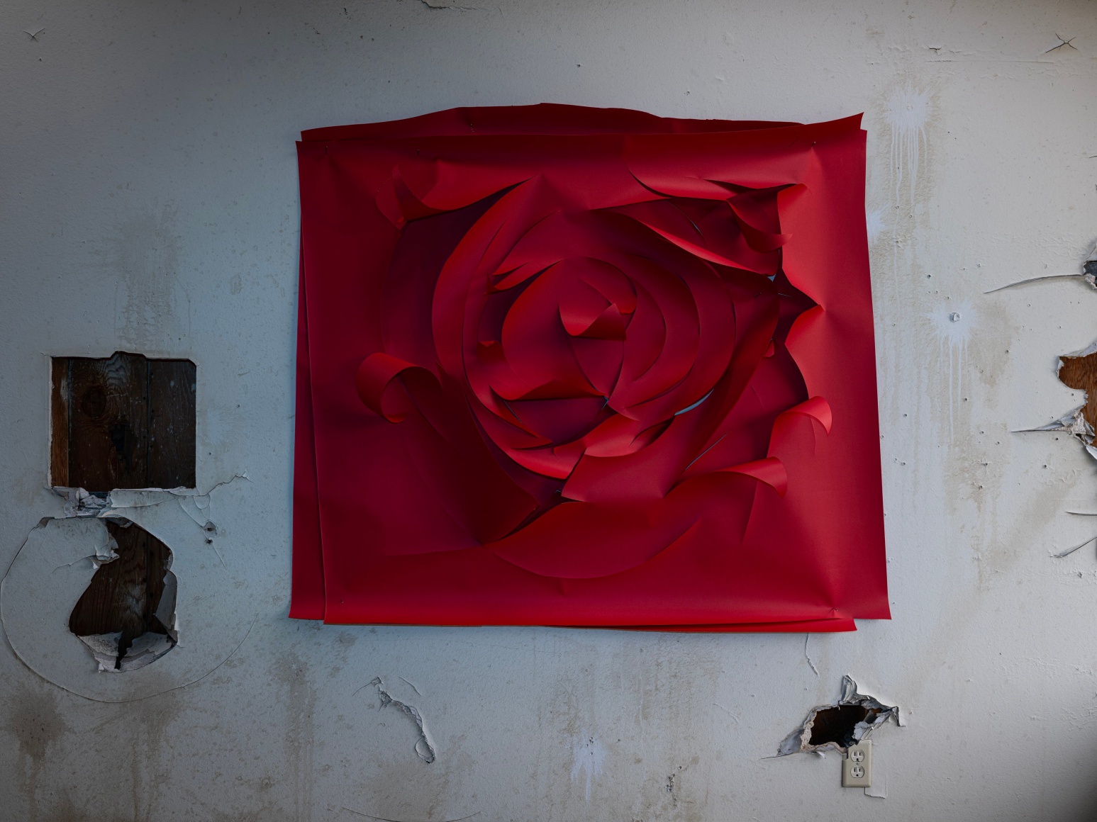 John Divola, GAFB F2454 (3_16_2024),&nbsp;2019&ndash;2024, from the series Blue with Exceptions. Archival pigment print, 36 1/2 x 48 3/4 inches.