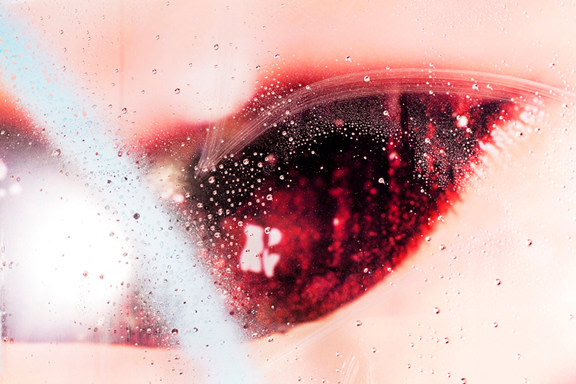 Marilyn Minter, BLUE STREAK,  2012 