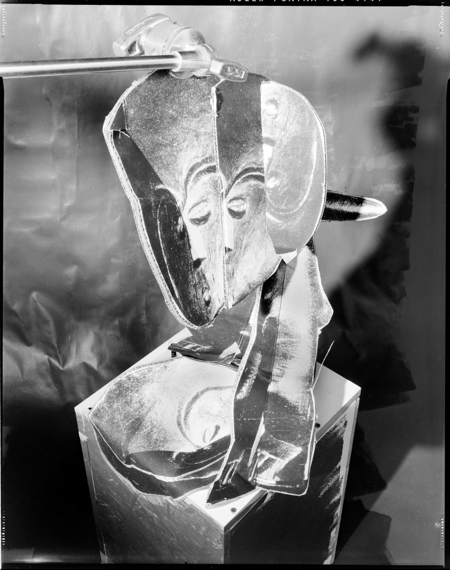 David Alekhuogie, Mother Country Masque 1, 2024. Archival pigment print, 41 3/4 x 31 1/2 inches.