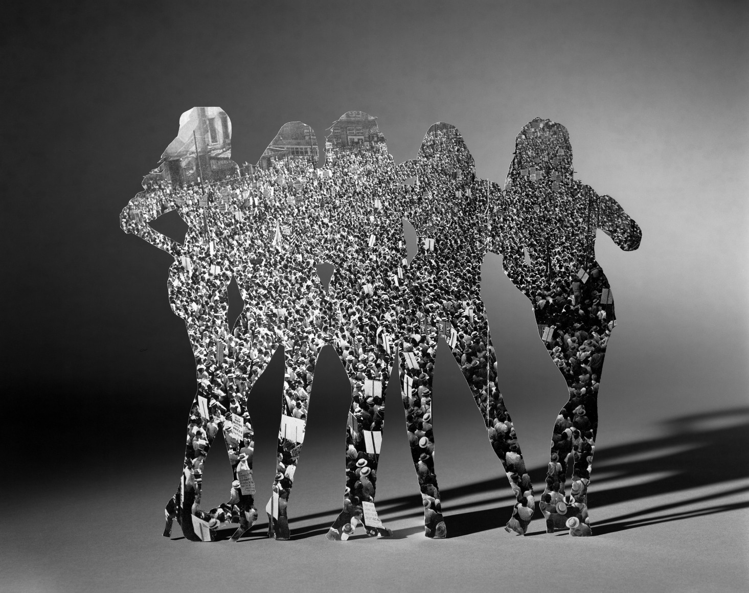 Matt Lipps, Stance, 2019. Gelatin silver print, image: 14 x 17 1/2 inches, frame: 20 3/4 x 24 5/8 inches.