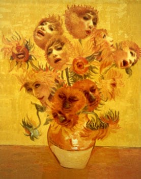 Yasumasa Morimura Singing Sunflowers, 1998