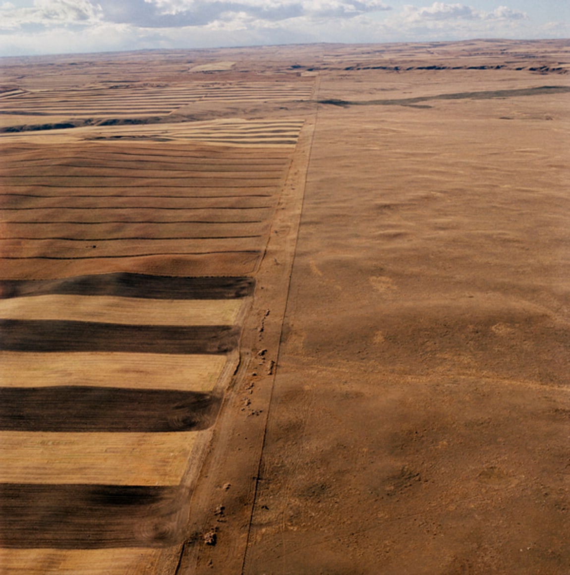 US Canadian Border, 1979.&nbsp;Archival pigment print, 30 x 30 or 40 x 40 inches.