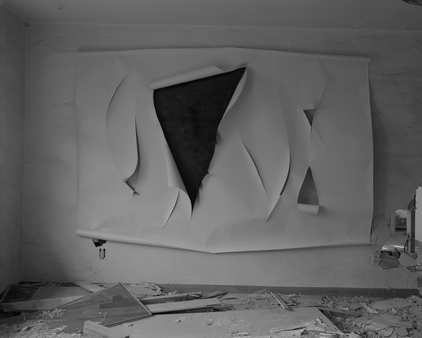 George Air Force Base, Daybreak, 4_2019B_15A, 2019. AZO gelatin silver contact print, 8 x 10 inches. &nbsp; &nbsp;