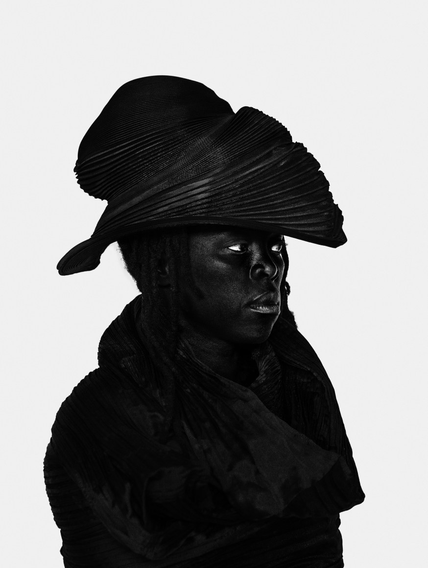 Zanele Muholi, Mumu XV, Newington, London, from the series&nbsp;Somnyama Ngonyama, 2016. Gelatin silver print, 31 1/2 x 23 3/4 inches.