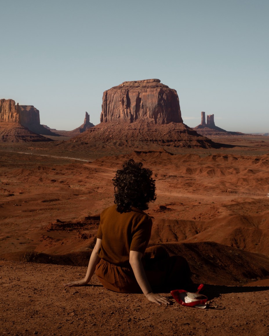 Tania Franco Klein, Valley (Self-portrait), 2019, from the series Proceed To The Route. Archival pigment print.