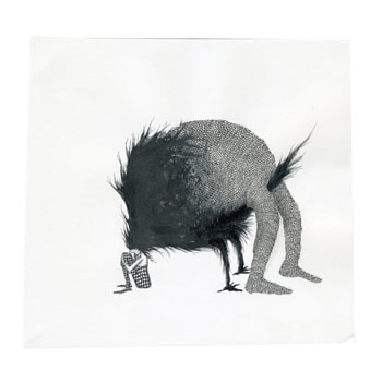 Untitled, 2010, 7.5 x 8 inches, Ink and pencil on paper