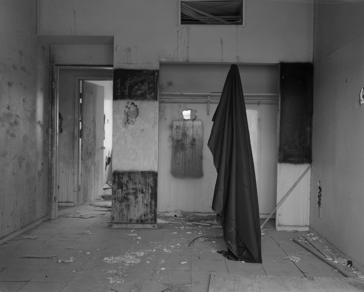 George Air Force Base, Daybreak, 1_2019A_12, 2019. AZO gelatin silver contact print, 8 x 10 inches. &nbsp; &nbsp;