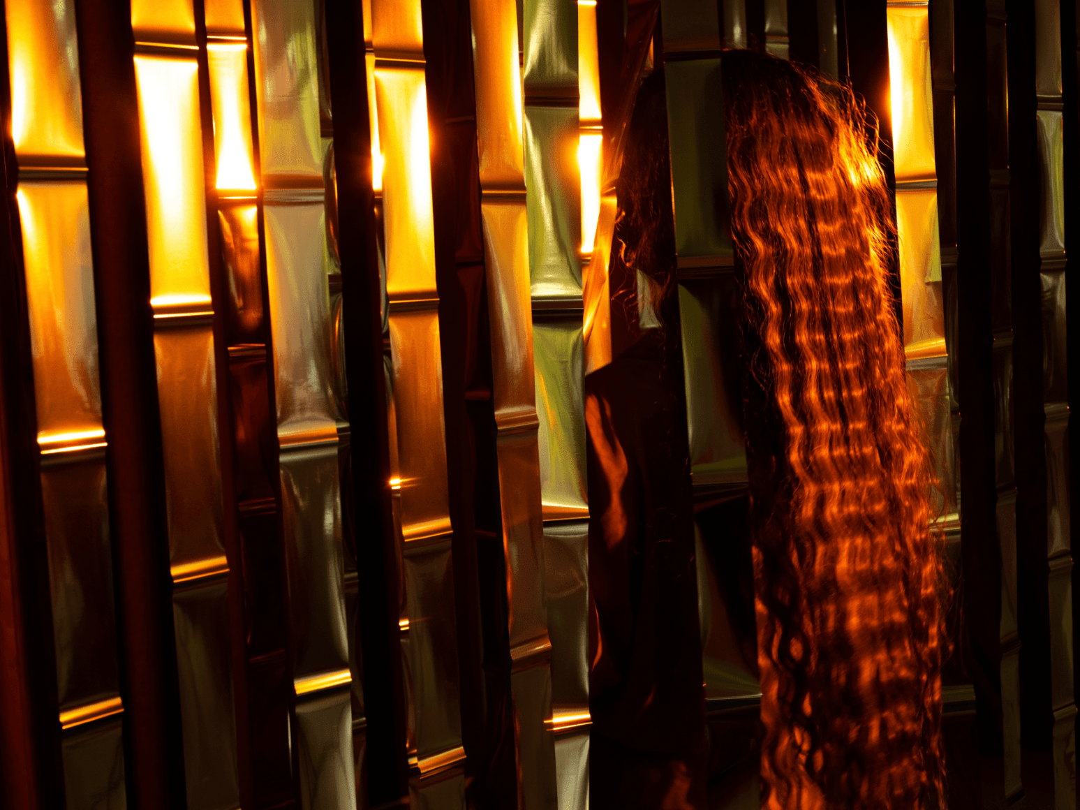 Tania Franco Klein, Tunnel (Self-portrait), 2022, from the series Break in Case of Emergency. Archival pigment print.