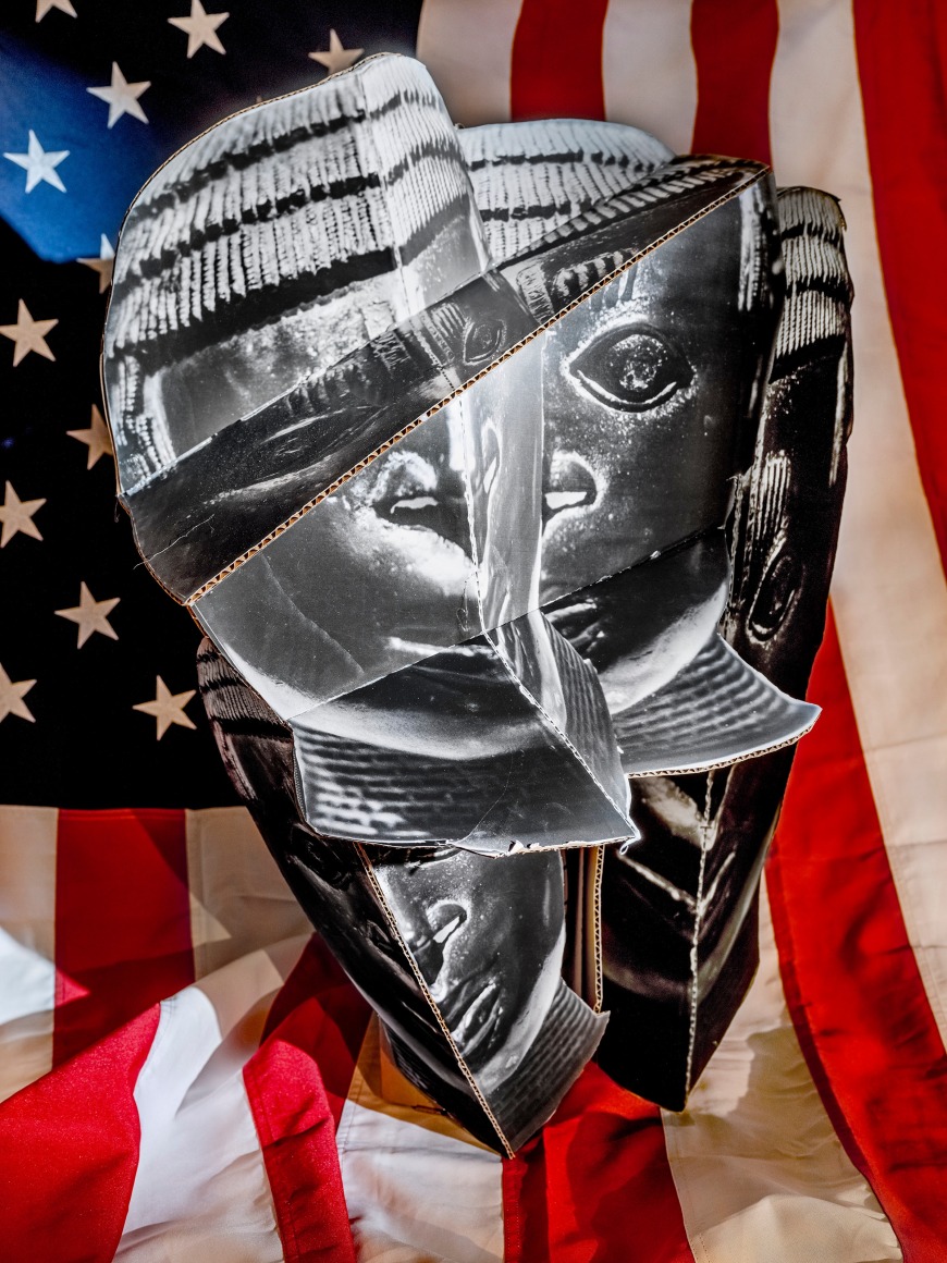 David Alekhuogie, Pan-American Gothic 1, 2025. Archival pigment print, 44 x 33 inches.