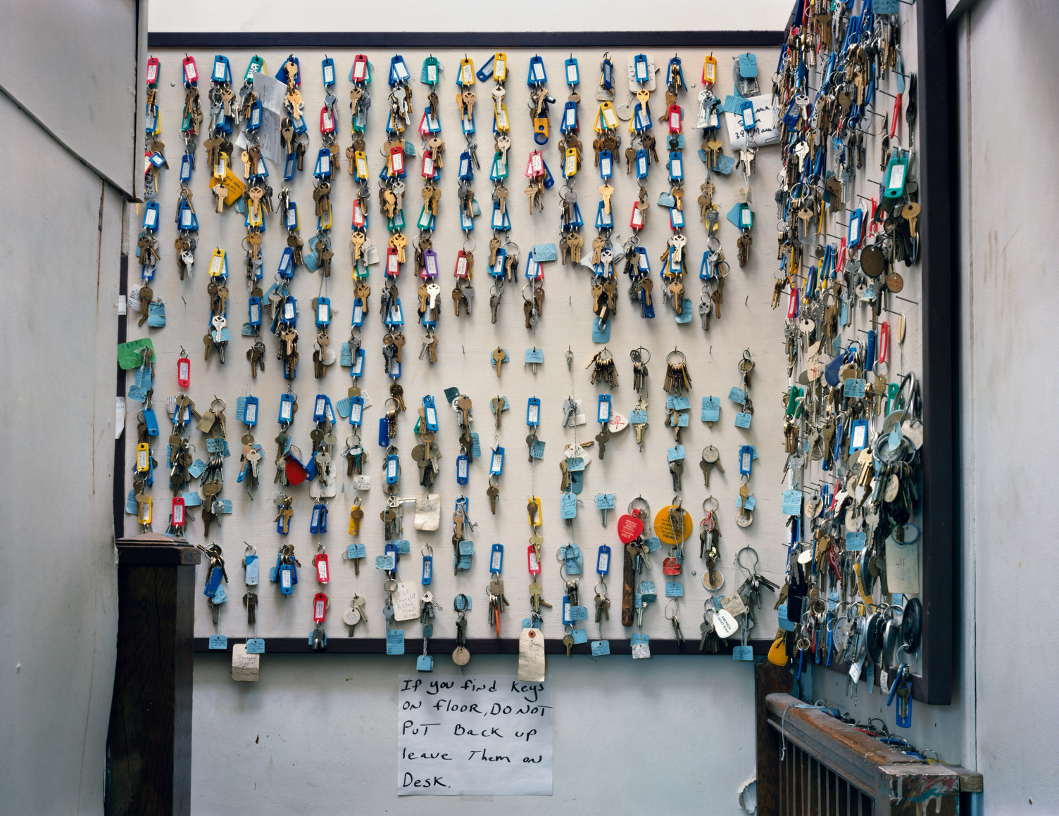 Key Board for Epstein &amp;amp; Weiss Real Estate at Epstein Furniture, from the series Family Business, 2000, 30 x 40 inch, 50 x 60 inch or 60 x 76 inch chromogenic color print