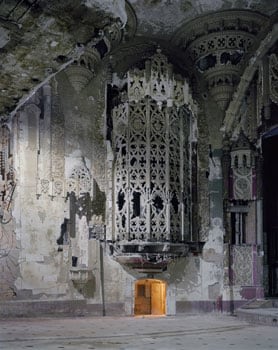 United Artists, Organ Screen, Detroit, Michigan, 2008. Available: in 30 x 40&quot;, 40 x 50&quot;, 50 x 60&quot;, and in 70 x 90&quot;, each respective size is an edition of 5, signed, titled, dated and editioned on verso.