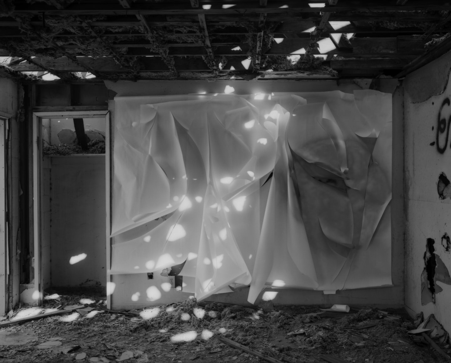 George Air Force Base, Daybreak, 11_2016_11, 2016. AZO gelatin silver contact print, 8 x 10 inches. &nbsp; &nbsp;