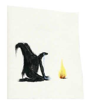 Untitled, 2010, 10 x 8.75 inches, Acrylic and ink on paper