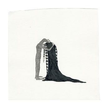 Untitled, 2010, 8 x 8 inches, Ink and pencil on paper