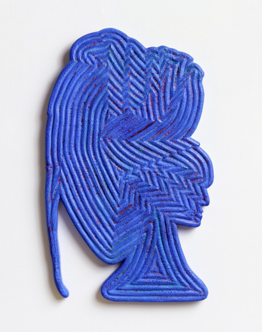 Bo Joseph Catching Ghosts: The Chasing Game, 2021 casein and acrylic on resin, fiberglass and foam 28 1/2 x 17 3/4 x 1 1/4 inches Signed, titled and dated 8/26/21 on reverse (BoJ-123) $8,500