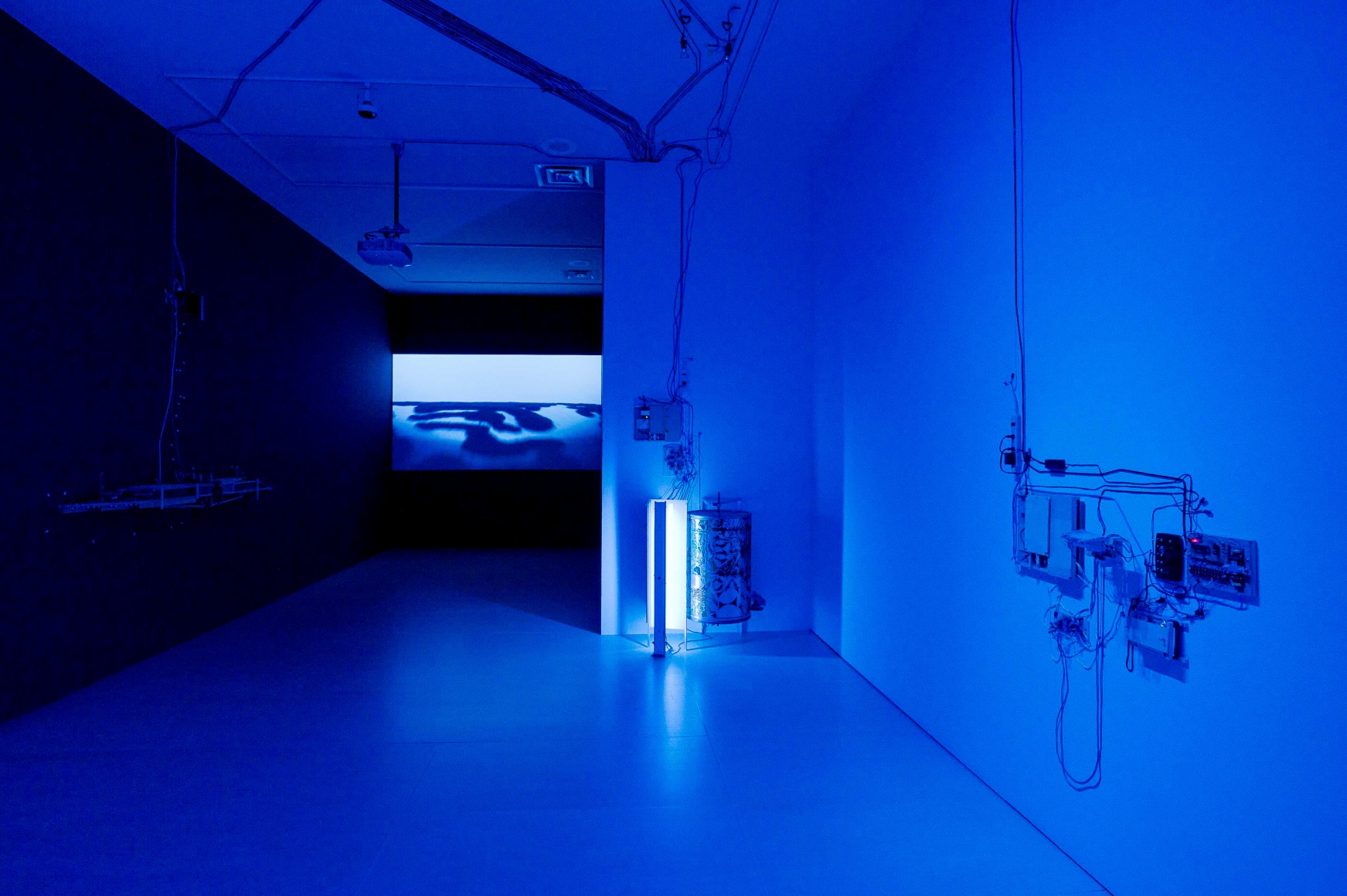 Jeff Shore | Jon Fisher  Reel to Reel, 2007  mixed media  dimensions variable