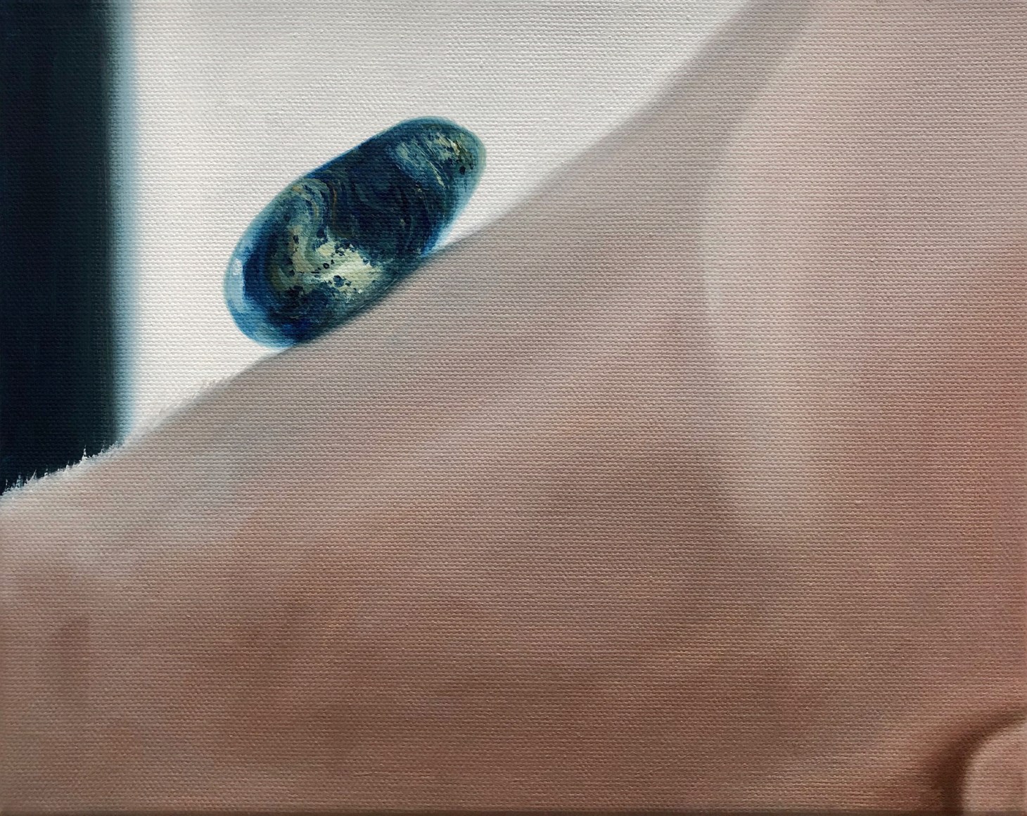 Kelli Vance The Weight of the World on My Throat Chakra, 2020 oil on canvas 8 x 10 inches $500