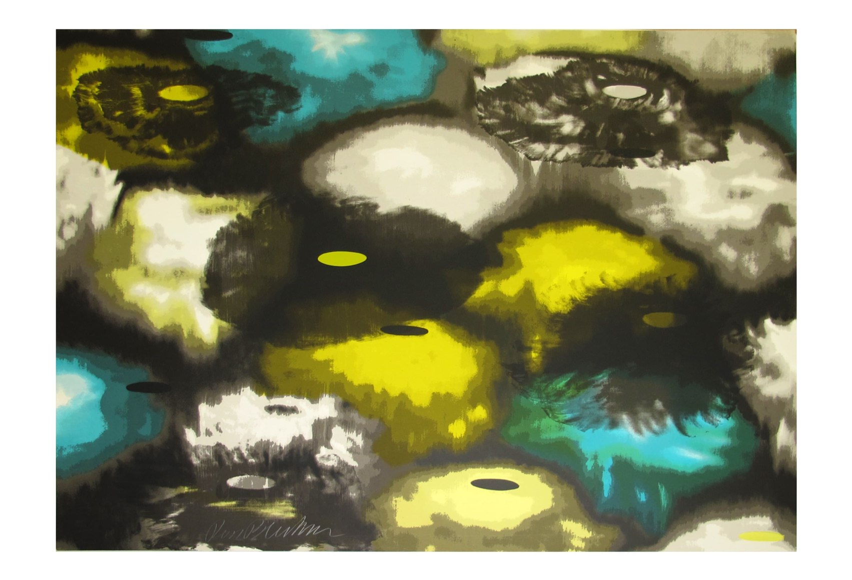 Ross Bleckner Dream and Do, II, 1997 Signed and numbered AP 19/20 in pencil, lower left 17-color silkscreen 33 x 42 inches Edition of 75 plus 20 AP