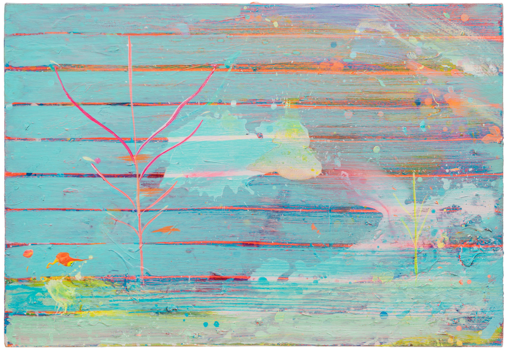 Brendan Cass South Beach Express, 2013 acrylic on canvas 31 x 45 inches