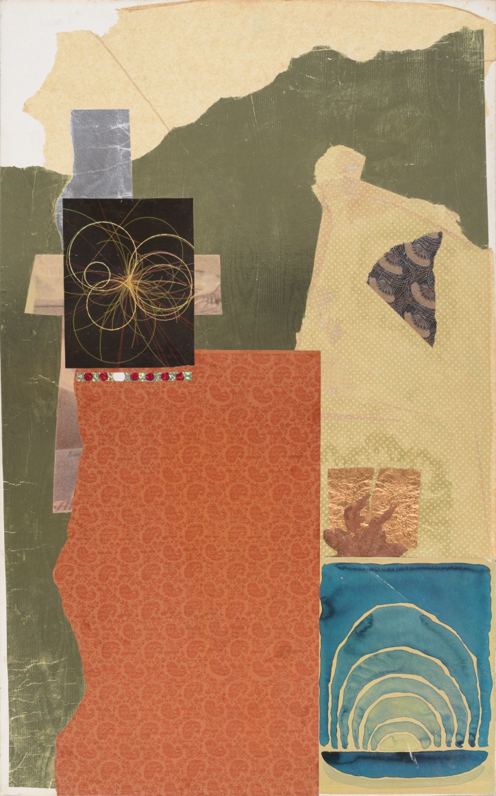 Dorothy Hood Untitled 1050, 1982-1997 collage on mat 32 x 20 inches