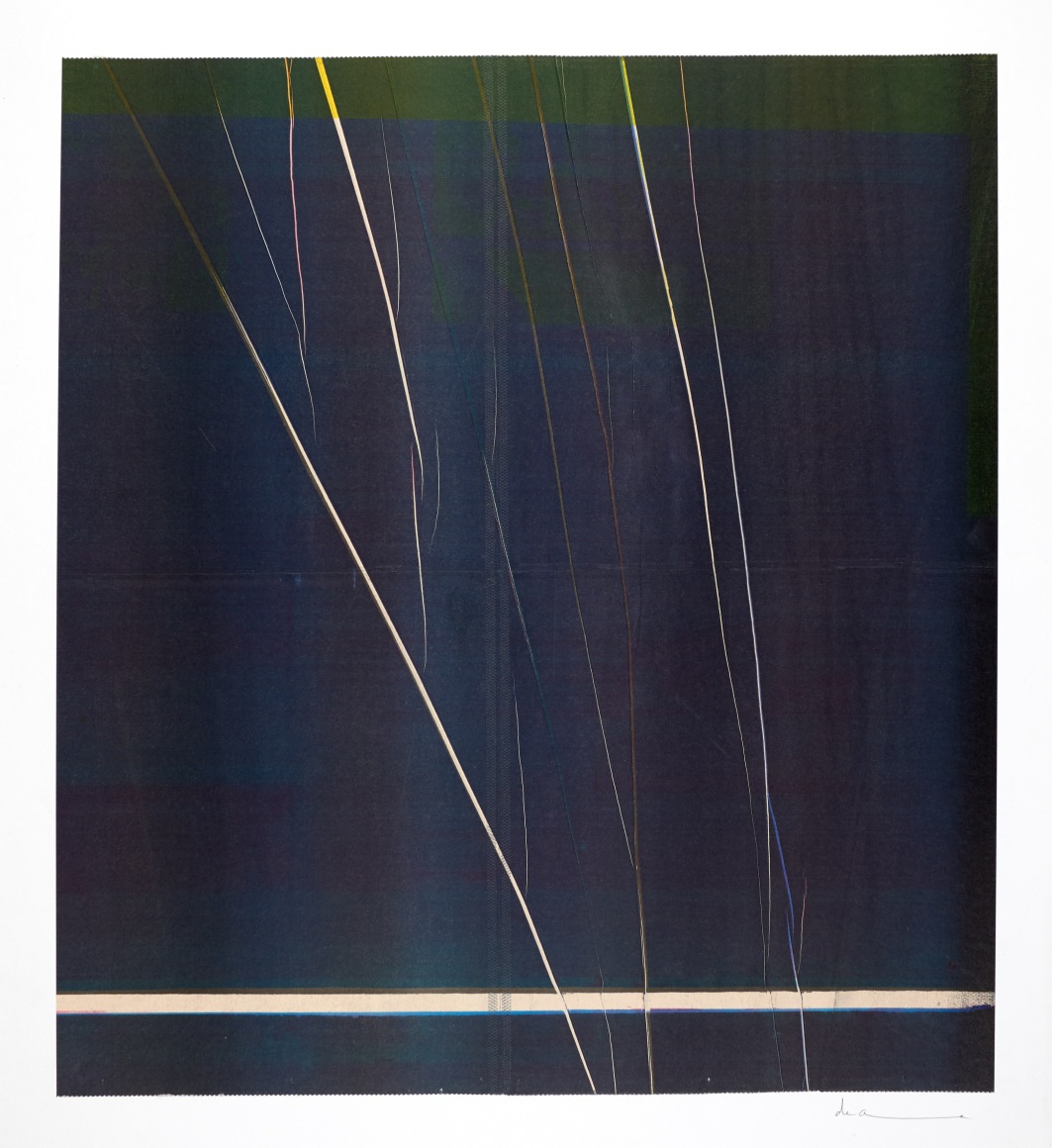 Anne Deleporte  Lightning, 2019 ink on paper mounted on Arches paper 25 1/2 x 23 1/4 inches