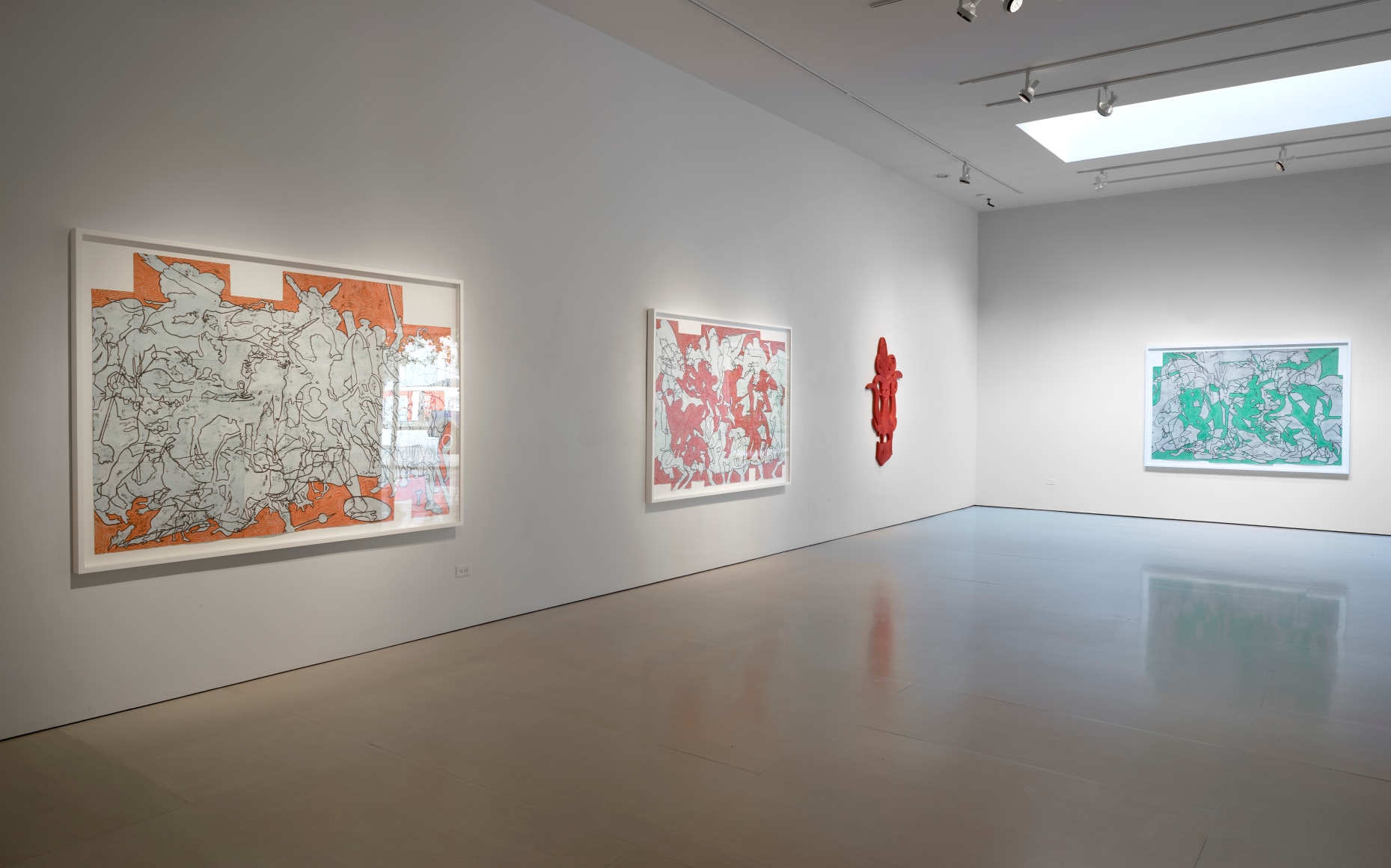 Installation view of Bo Joseph | Feeding the Beast at McClain Gallery, September 2020