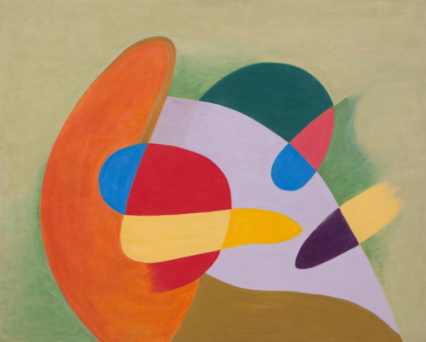 Flora Crockett F-68, 1968 oil on canvas board 24 x 30 inches