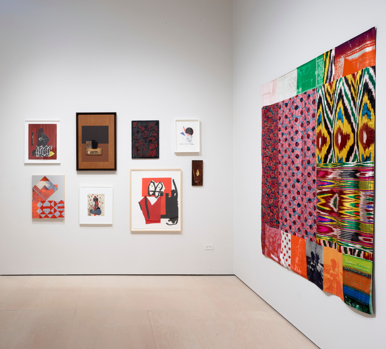 Installation view of&nbsp;Strangeness, Tone, Translucency&nbsp;featuring Jodi Hays' work.