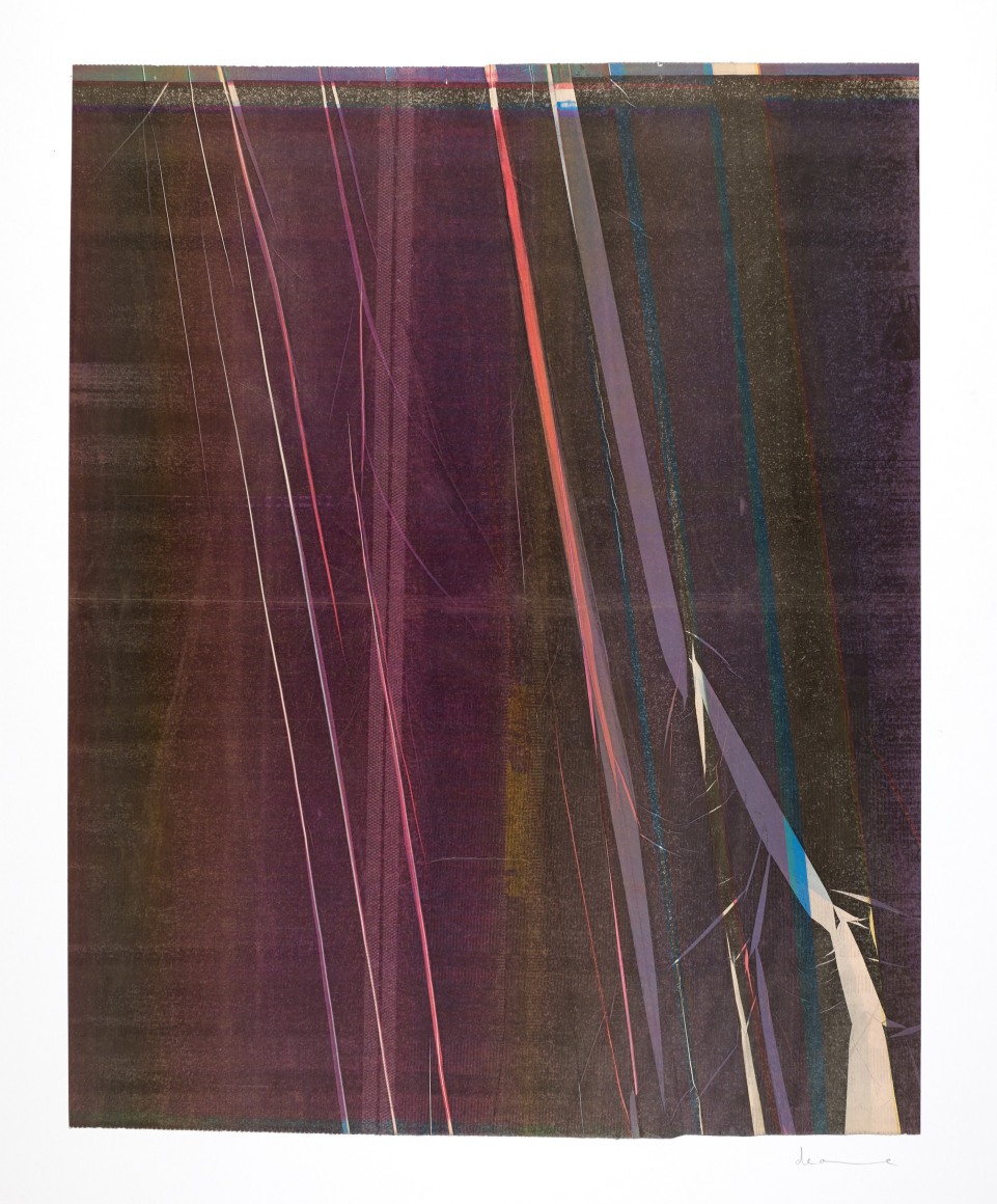 Anne Deleporte  Lightning, 2019 ink on paper mounted on Arches paper 26 1/8 x 21 1/2 inches