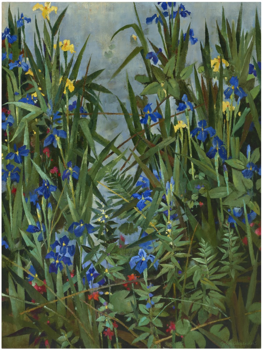 John Alexander Life Goes On, 2023 oil on canvas 48 x 36 inches