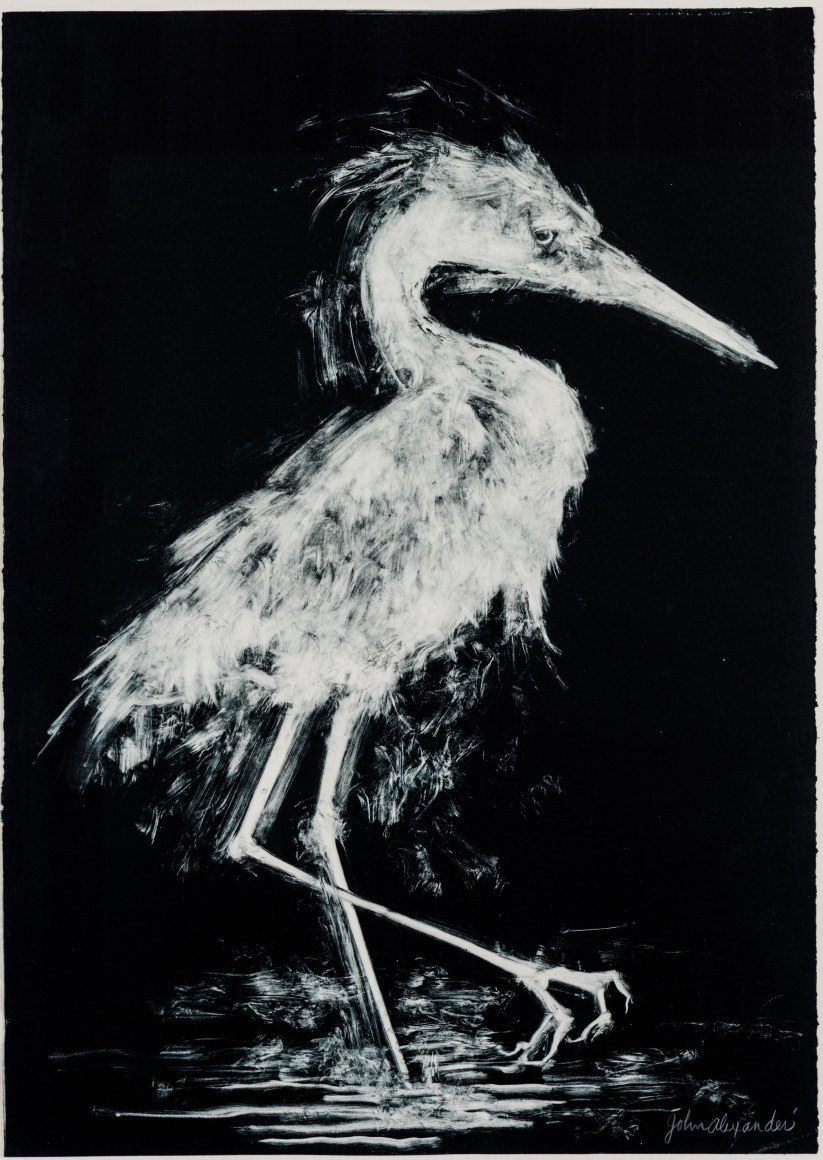 John Alexander High Stepping, 2017 monotype on Fabriano Rosaspina paper 39 x 27.5 inches Inquire