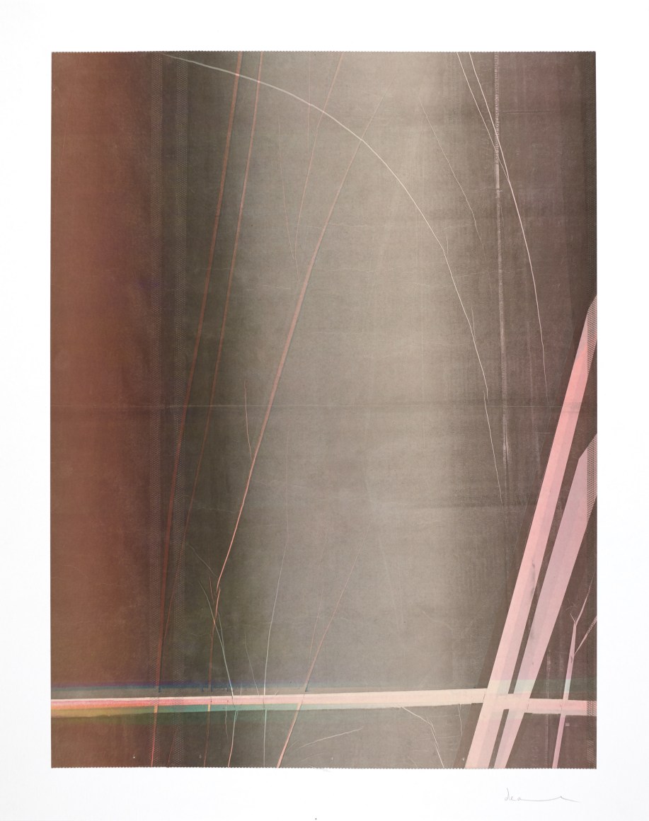 Anne Deleporte  Lightning, 2019 ink on paper mounted on Arches paper 26 1/8 x 20 5/8 inche