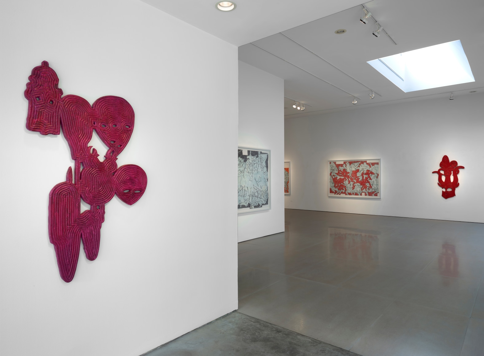 Installation view of Bo Joseph | Feeding the Beast at McClain Gallery, September 2020