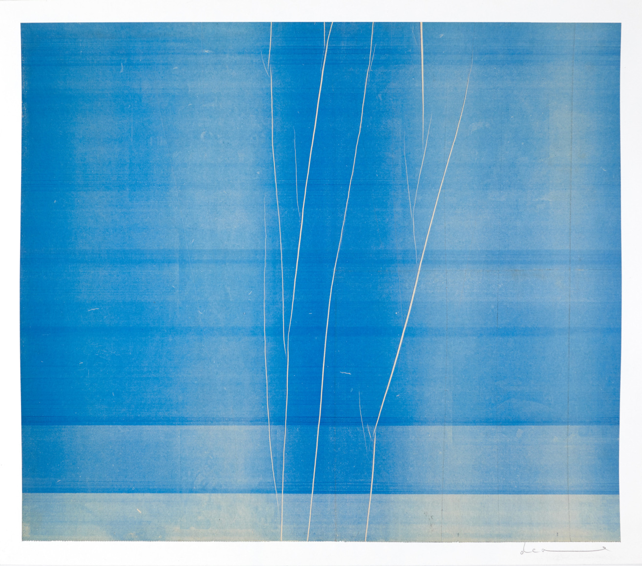 Anne Deleporte  Lightning, 2019 ink on paper mounted on Arches paper 24 x 27 1/4 inches