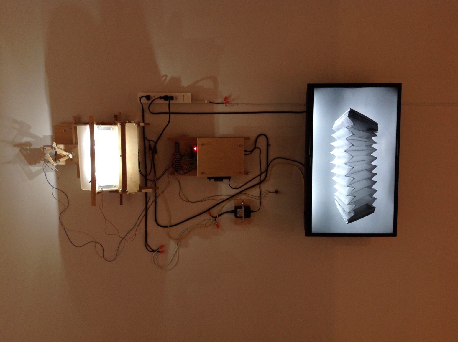 Jeff Shore | Jon Fisher  Bellows, 2013  mixed Media  dimensions variable