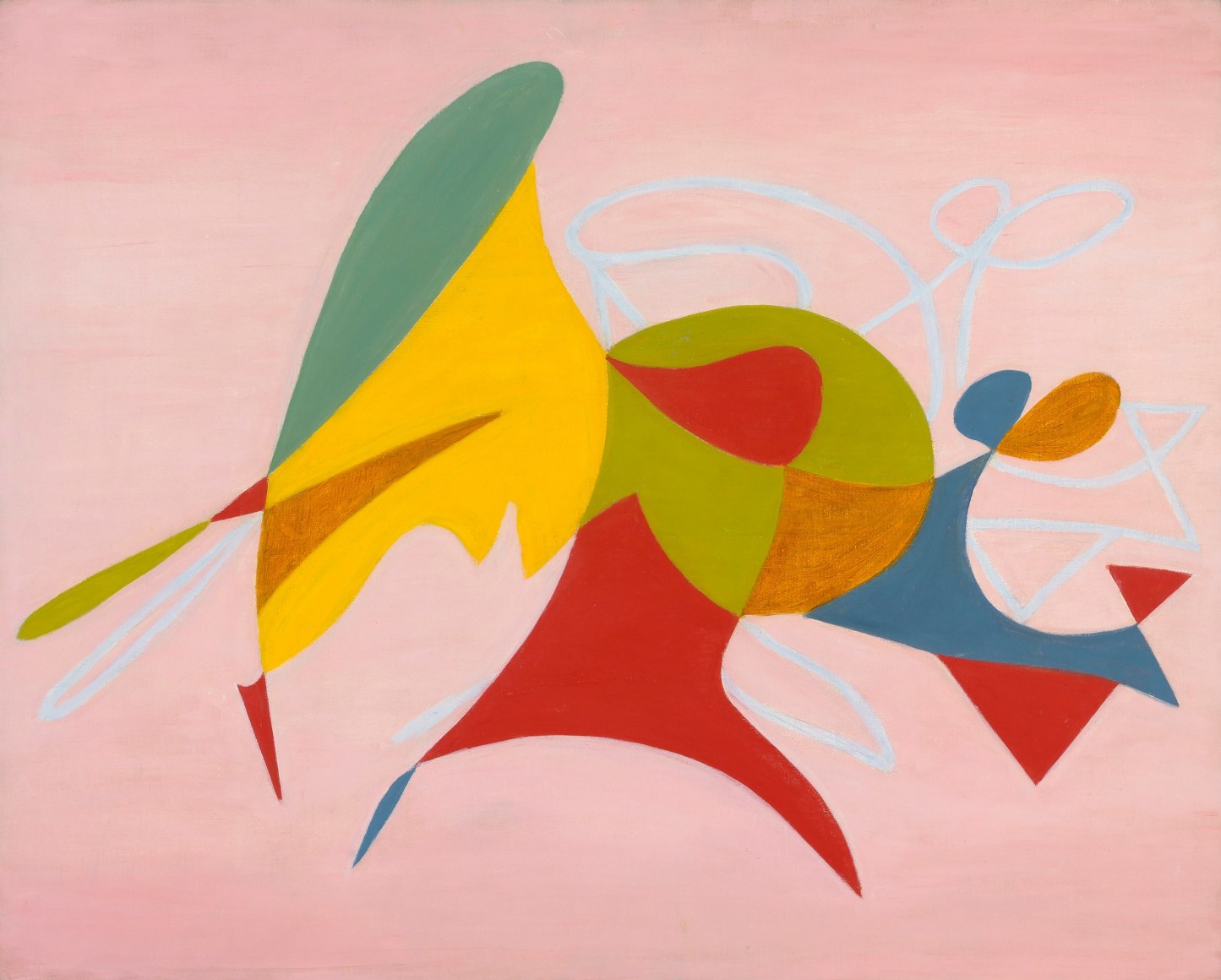 Flora Crockett H-68, 1968 oil on canvas board 24 x 30 inches