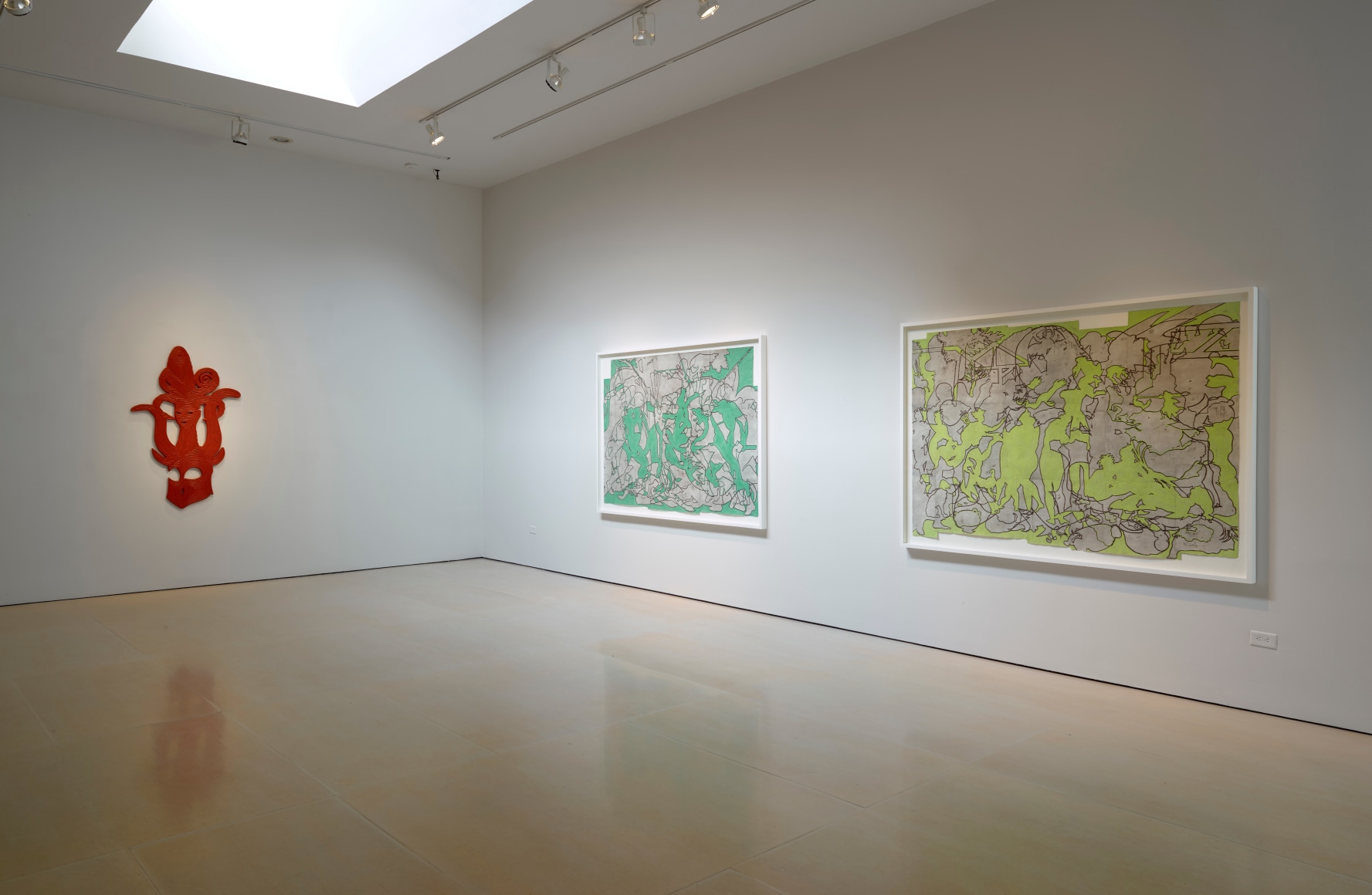 Installation view of Bo Joseph | Feeding the Beast at McClain Gallery, September 2020