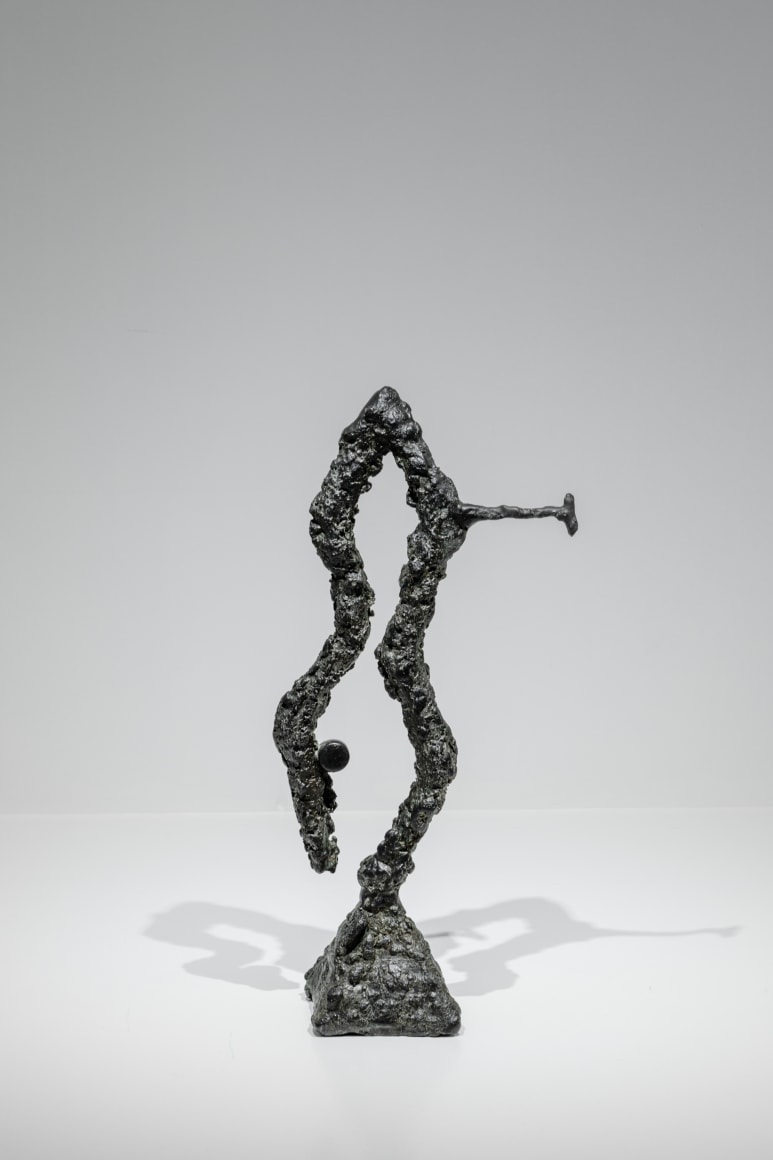 Bo Joseph Meditations on Tibet: Ascetic, 1996 bronze 13 1/4 x 6 1/2 x 3 inches