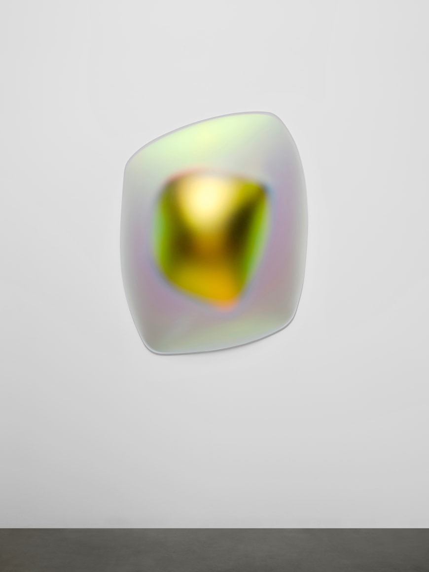 Gisela Colon  Skewed Square (Copper Gold), 2020  blow-molded acrylic  54 x 42 x 12 inches Reserved