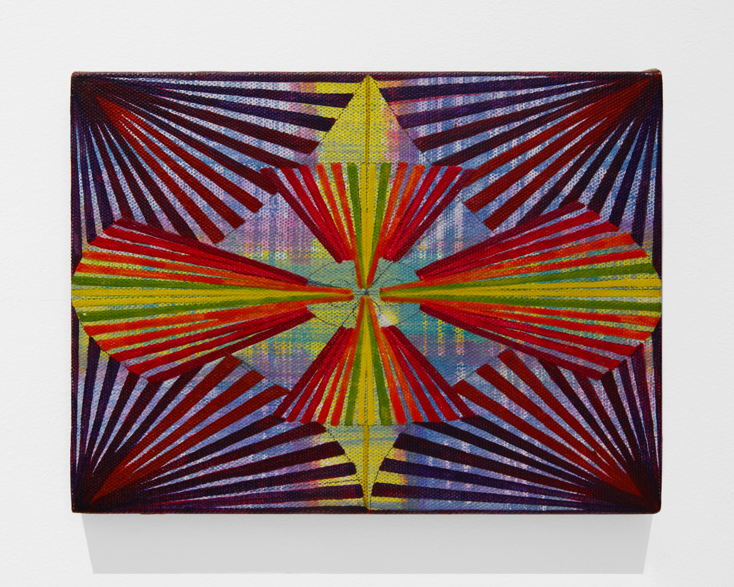 Mara Held Up Like an Arrow, 2022 egg tempera on linen over panel 9 x 12 inches