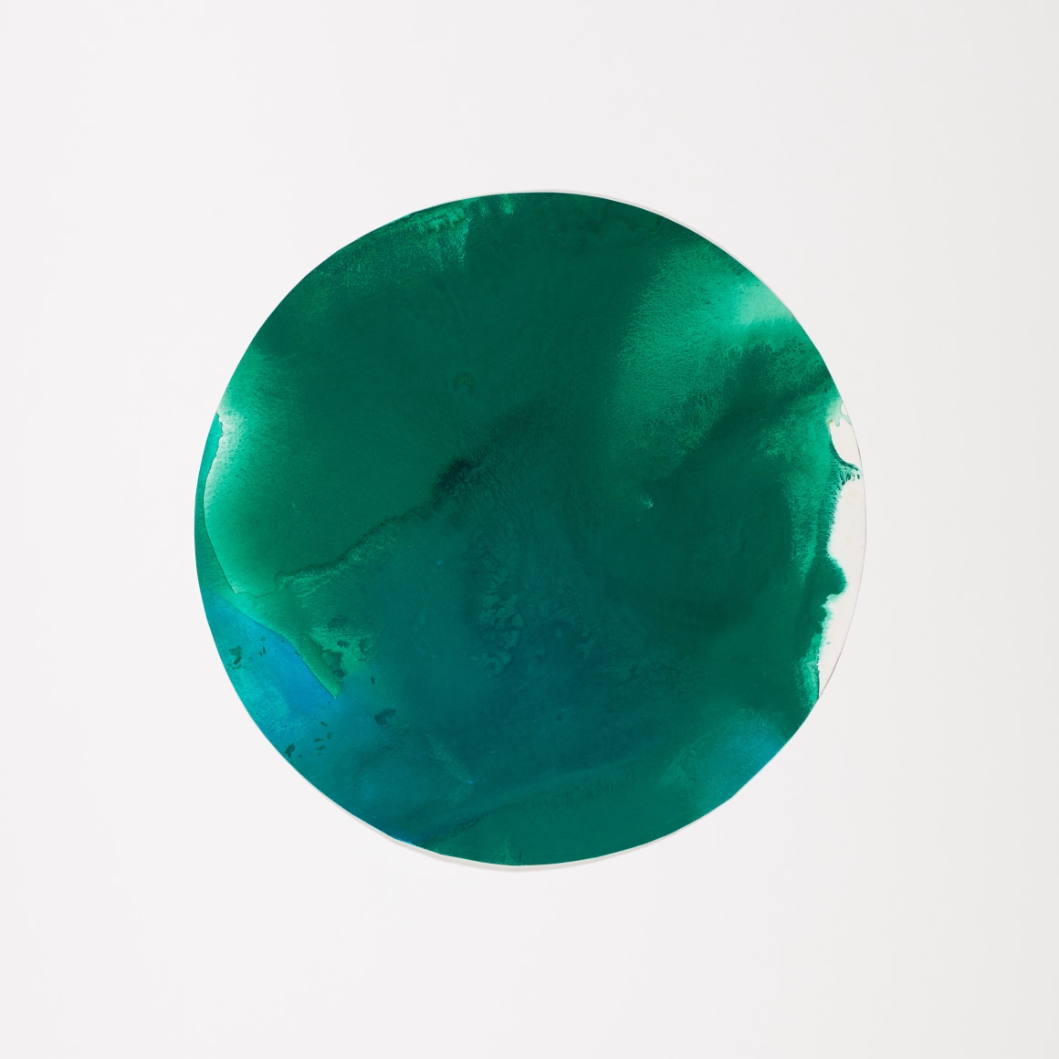 Dorothy Hood Untitled, c. 1979 watercolor on paper 12 1/2 inches in diameter frame: 20 3/4 x 20 3/4 inches