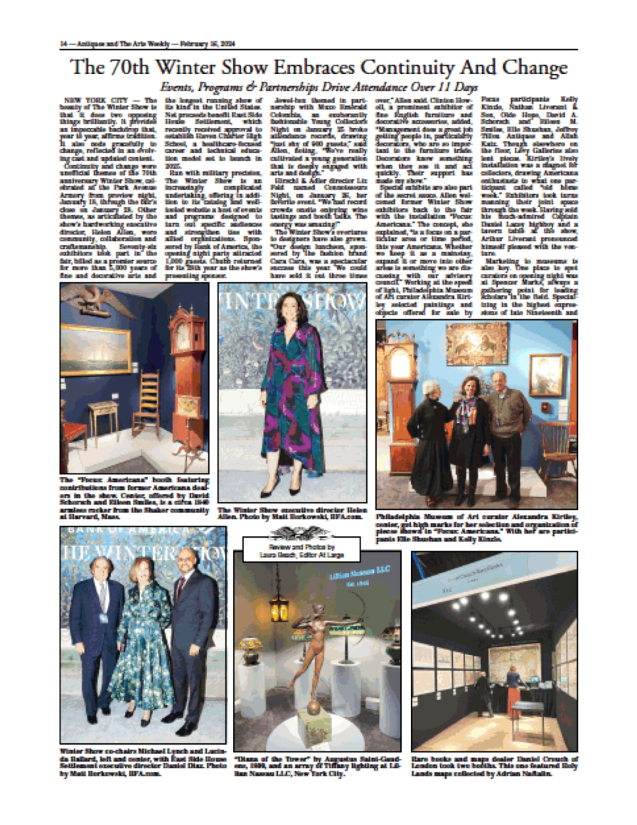 The 70th Winter Show Embraces Continuity and Change