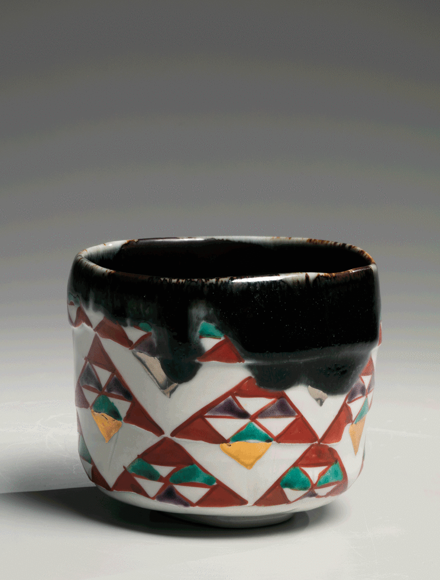 Chawan (teabowl), Overglazed porcelain
