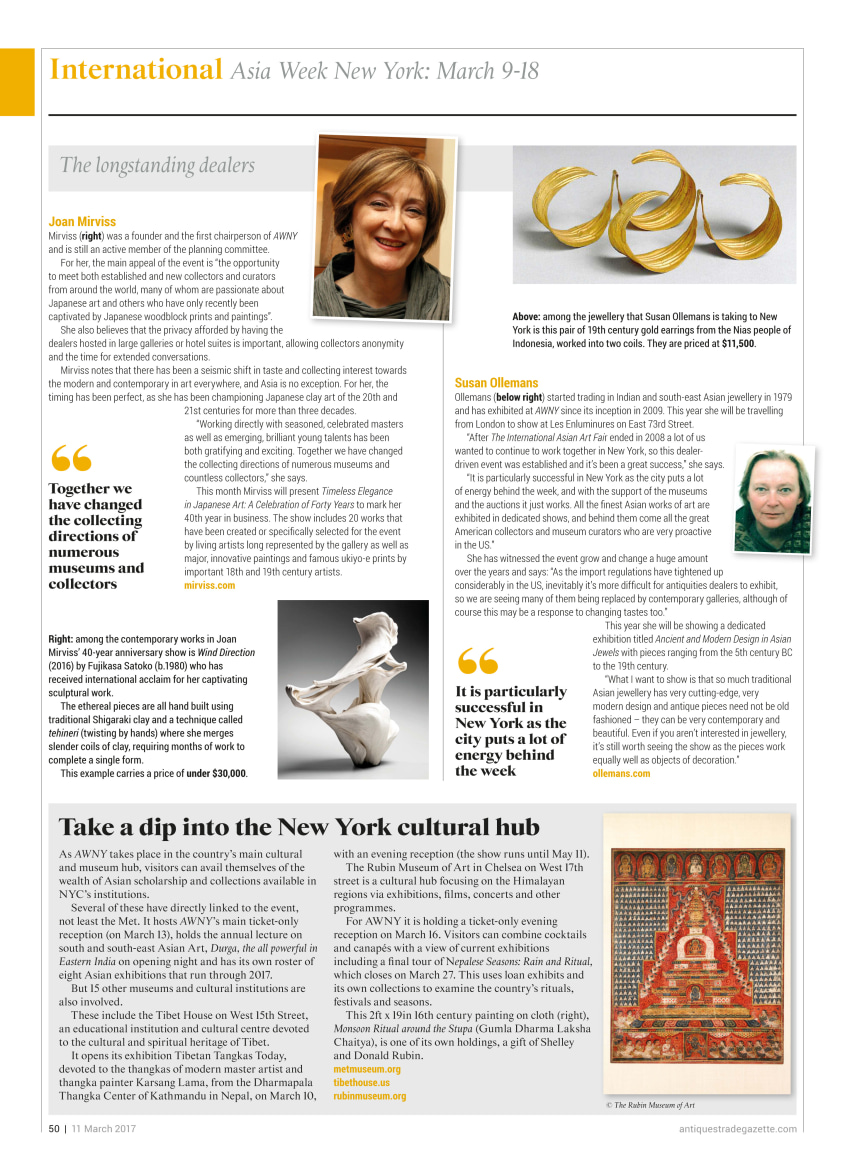 Asia Week New York: March 9-18