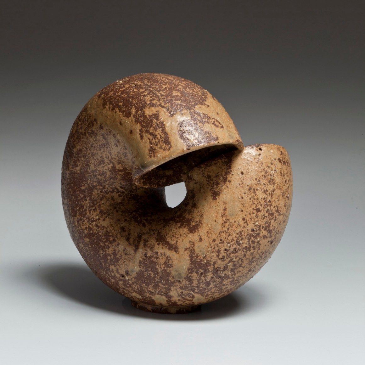 Irabo&ndash;glazed tubular sculpture, ca. 1957