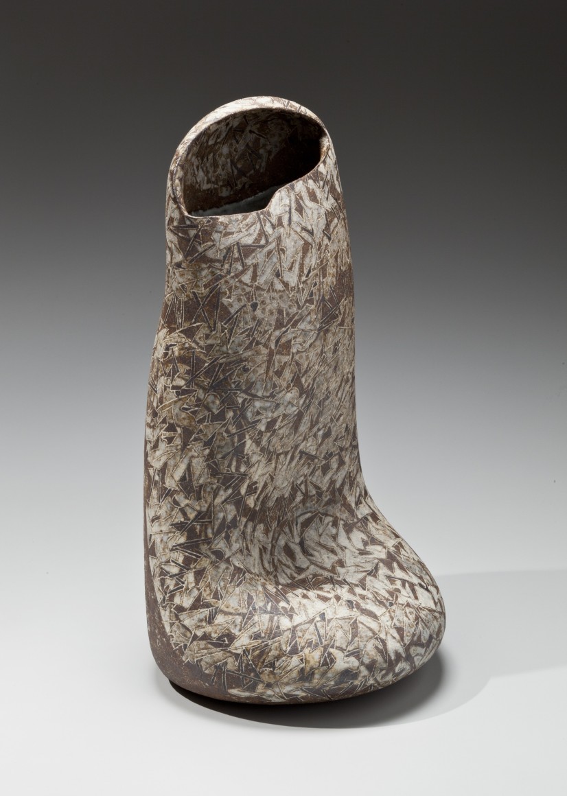 Wada Morihiro, Ryūsanmonki&nbsp;&quot;Flowing cedar-patterned&quot; vessel